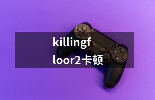 killingfloor2卡顿-第1张-游戏资讯-智辉网络