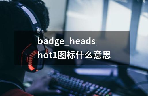 badge_headshot1图标什么意思-第1张-游戏资讯-智辉网络