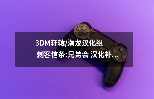 3DM轩辕/潜龙汉化组 刺客信条:兄弟会 汉化补丁覆盖版怎么用-第1张-游戏资讯-智辉网络