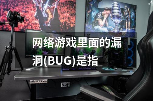 网络游戏里面的漏洞(BUG)是指-第1张-游戏资讯-智辉网络