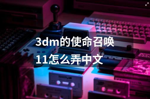 3dm的使命召唤11怎么弄中文-第1张-游戏资讯-智辉网络