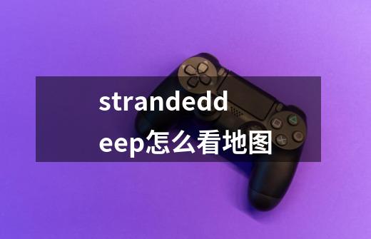 strandeddeep怎么看地图-第1张-游戏资讯-智辉网络