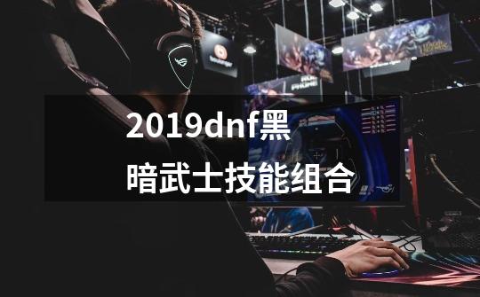 2019dnf黑暗武士技能组合-第1张-游戏资讯-智辉网络