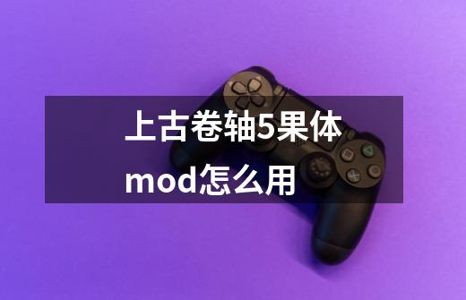 上古卷轴5果体mod怎么用-第1张-游戏资讯-智辉网络