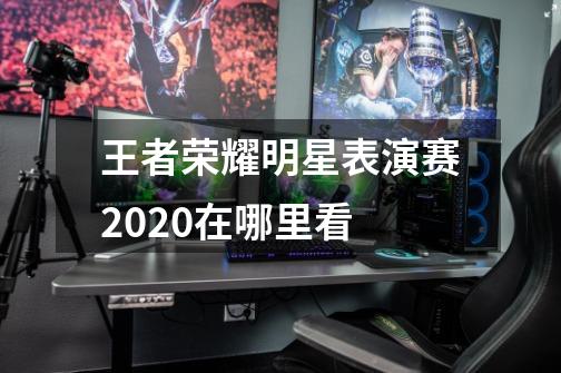 王者荣耀明星表演赛2020在哪里看-第1张-游戏资讯-智辉网络