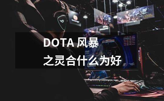 DOTA 风暴之灵合什么为好-第1张-游戏资讯-智辉网络