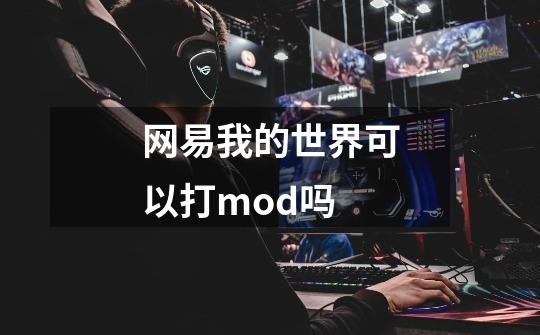 网易我的世界可以打mod吗-第1张-游戏资讯-智辉网络