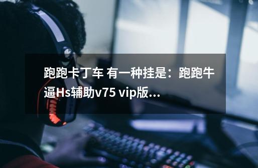 跑跑卡丁车 有一种挂是：跑跑牛逼Hs辅助v7.5 vip版 这种是属于那种的挂-第1张-游戏资讯-智辉网络