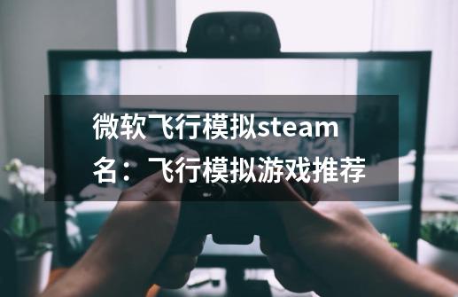 微软飞行模拟steam名：飞行模拟游戏推荐-第1张-游戏资讯-智辉网络