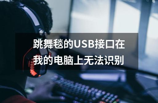 跳舞毯的USB接口在我的电脑上无法识别-第1张-游戏资讯-智辉网络