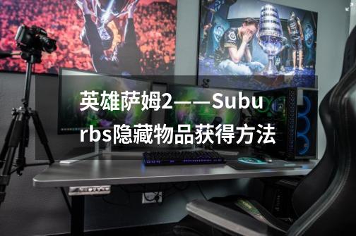 英雄萨姆2——Suburbs隐藏物品获得方法-第1张-游戏资讯-智辉网络