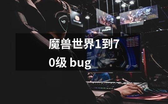 魔兽世界1到70级 bug-第1张-游戏资讯-智辉网络