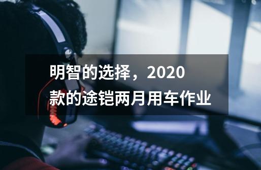 明智的选择，2020款的途铠两月用车作业-第1张-游戏资讯-智辉网络