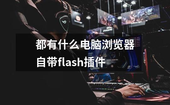 都有什么电脑浏览器自带flash插件-第1张-游戏资讯-智辉网络