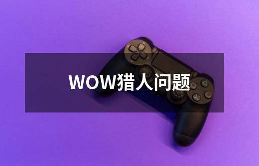 WOW猎人问题-第1张-游戏资讯-智辉网络